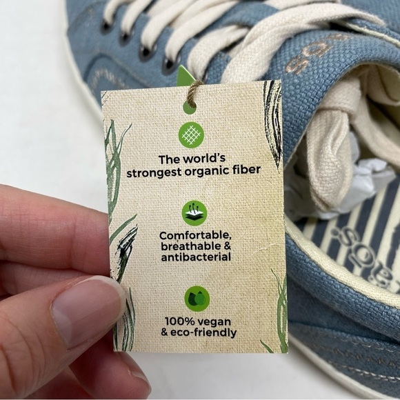 Taos Star Sneakers Color: Lake Blue Hemp - Picture 6 of 8